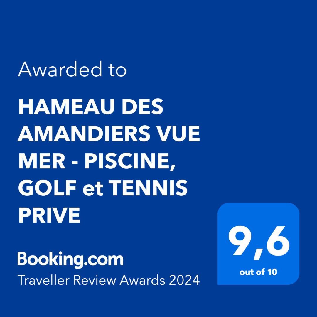 Hameau Des Amandiers Vue Mer - Piscine, Golf Et Tennis Prive Saint-Cyr-sur-Mer Dış mekan fotoğraf
